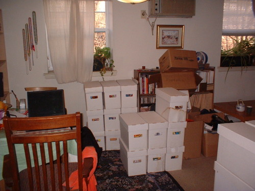 Stacked-up boxes